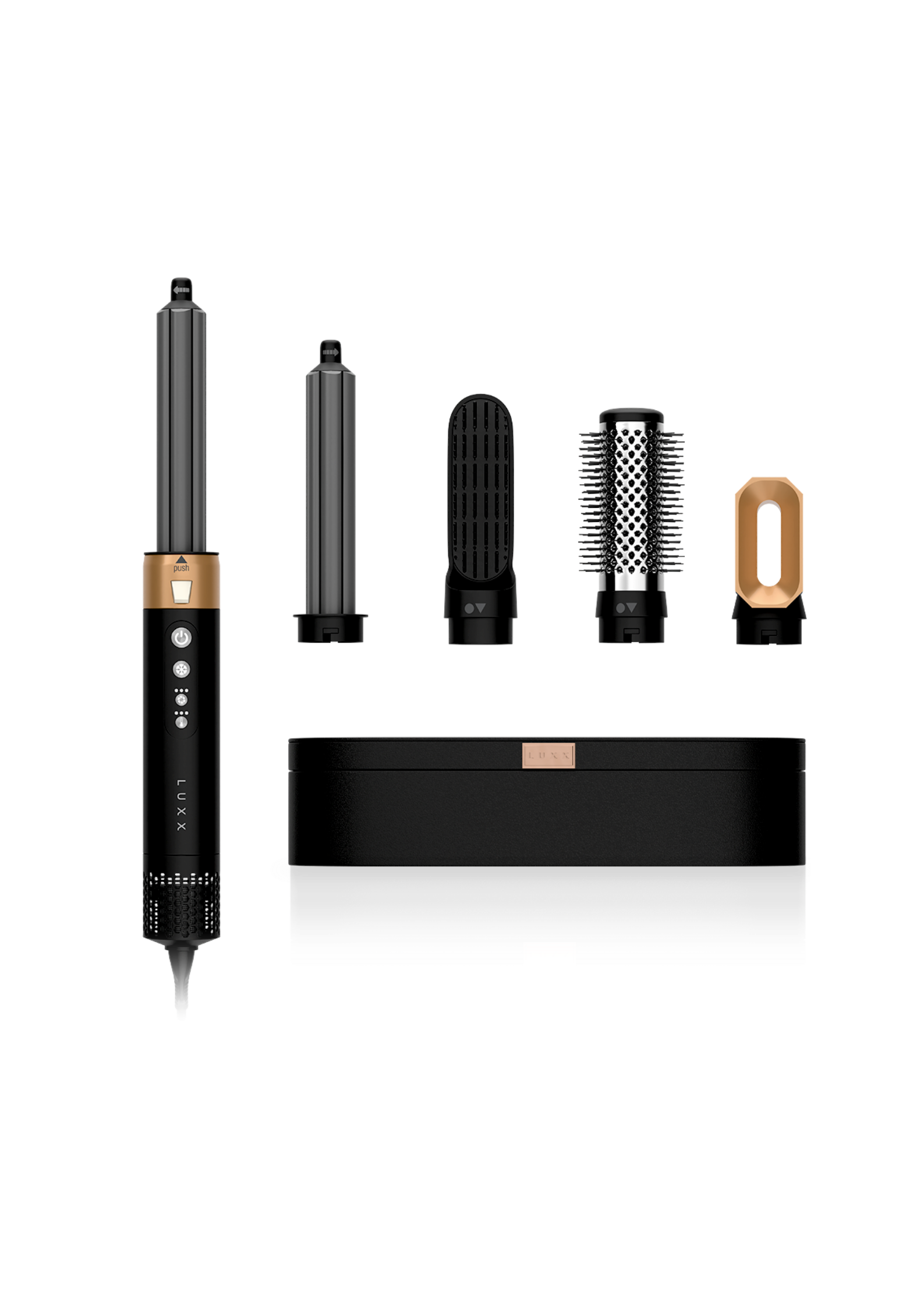ヘアドライヤー Luke Amazon.com: Luxx Air Pro 2 Curling Iron and Blow Dryer Combo
